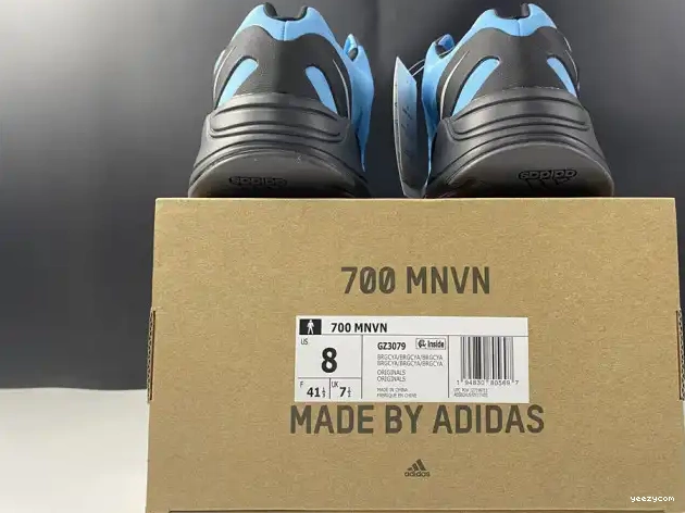 'Bright GZ3079 MNVN Cyan' Boost Yeezy 700 ADIDAS 0606